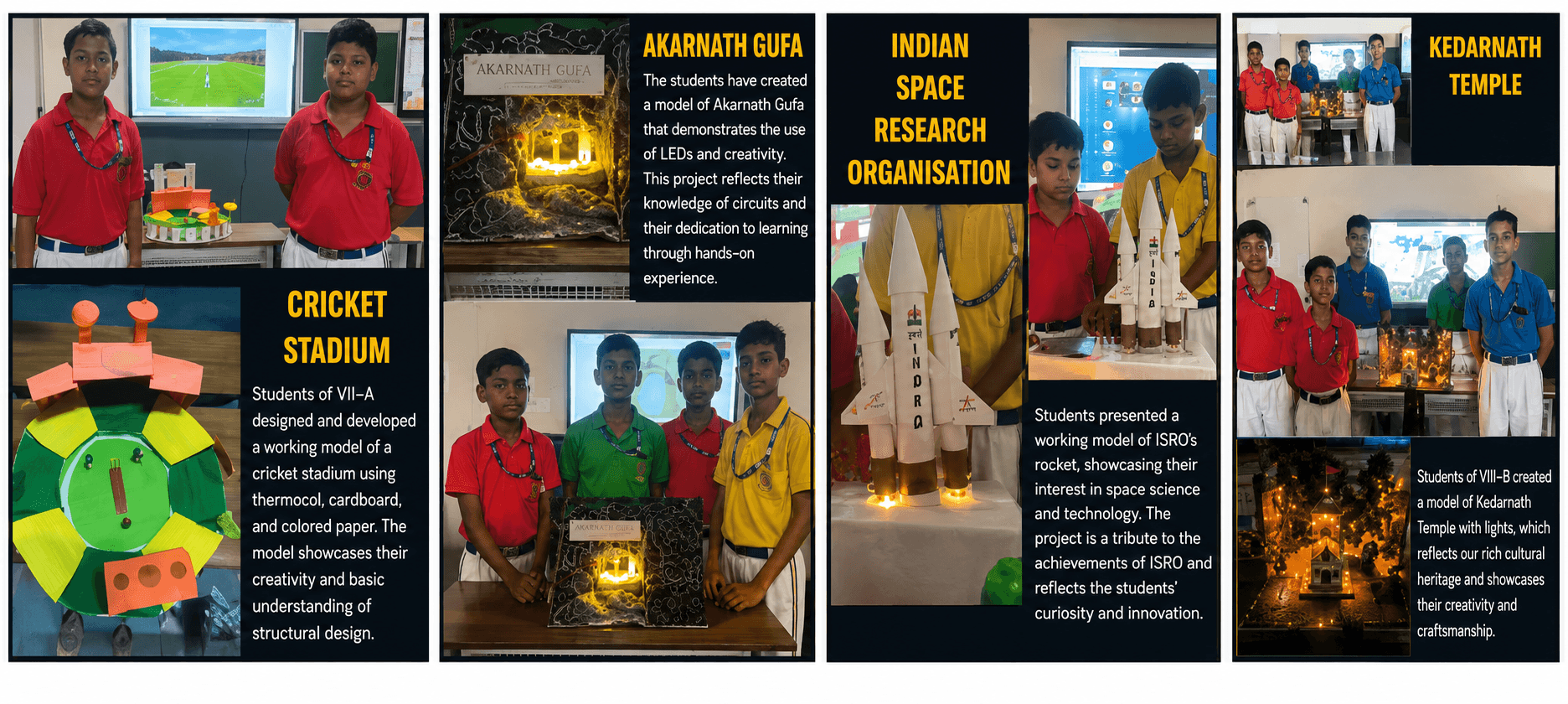 Students conducting science experiments